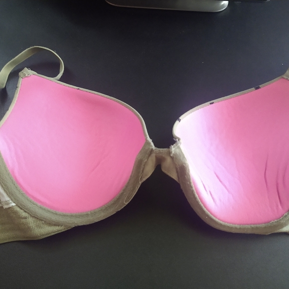 PINK Victoria's Secret 32C Women's Bra Wear Everywhere Push-Up Green - Picture 5 of 9